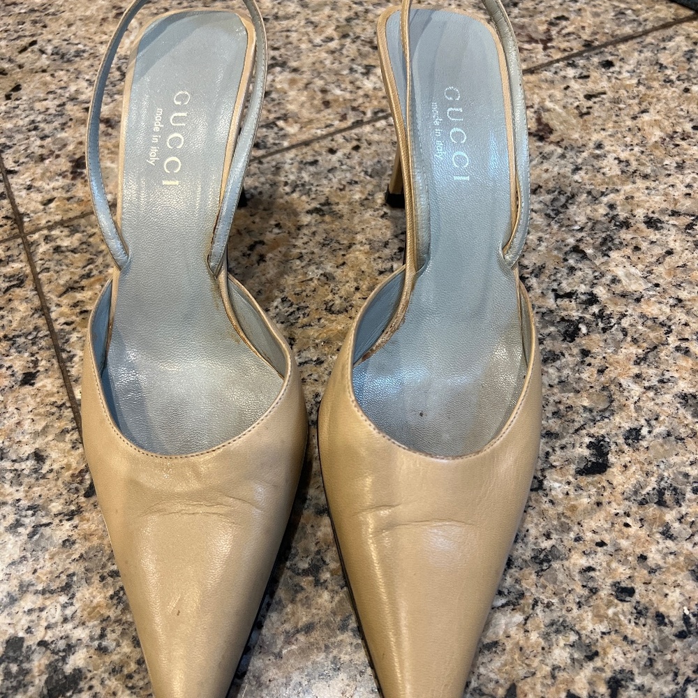 Gucci heeled mule